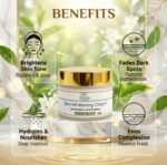 JYOVA Skin Whitening Cream with Glutathione, Kojic Acid, Vitamin C & Arbutin – Skin Brightening, Dark Spot & Pigmentation Reduction Cream | For All Skin Types | 50gm - Image 2