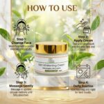 JYOVA Skin Whitening Cream with Glutathione, Kojic Acid, Vitamin C & Arbutin – Skin Brightening, Dark Spot & Pigmentation Reduction Cream | For All Skin Types | 50gm - Image 3