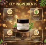 JYOVA Clove & Neem Oil Anti Acne Cream – Pimple Control, Acne Treatment & Skin Repair Cream with Retinol | For All Skin Types | 50gm - Image 2