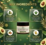 JYOVA Avocado Night Cream with Aloe Vera & Vitamin E – Deep Hydration, Skin Repair & Glow Boosting Night Cream for All Skin Types | 50gm - Image 3