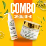 Herbal Daily Skincare Set | JYOVA Skin Whitening Cream + Sunscreen SPF 50 Combo | Brightening & Sun Protection Duo for Men & Women