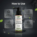 JYOVA Activated Charcoal Face Wash – Deep Pore Cleansing, Oil Control & Anti-Acne Face Cleanser with Aloe Vera & Vitamin C | For All Skin Types | 100ml - Image 4