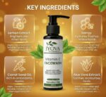JYOVA Vitamin C Face Wash with Lemon, Honey & Aloe Vera – Brightening, Deep Cleansing & Hydrating Face Cleanser for All Skin Types | Paraben Free | 100ml - Image 4