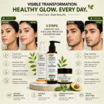 Jyova Tea Tree Skincare Combo for Men & Women | Tea Tree Facewash + Sunscreen SPF 50 + Avocado Night Cream | Anti Acne & Skin Glow Kit - Image 3
