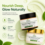 Jyova Avocado Night Cream & Skin Whitening Cream Combo | Avocado Oil, Aloe Vera, Vitamin E, Kojic Acid & Niacinamide | 50g + 50g - Image 3