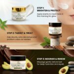 Jyova 3 Cream Skincare Combo | Clove Neem Anti Acne Cream, Skin Whitening Cream & Avocado Night Cream - Image 3