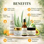 yova Advanced Skincare Combo for Face – Avocado Night Cream 50g, SPF 50 Sunscreen 100ml, Vitamin C Face Serum 30ml & Skin Whitening Cream 50g | Complete Day & Night Face Care for All Skin Types - Image 2