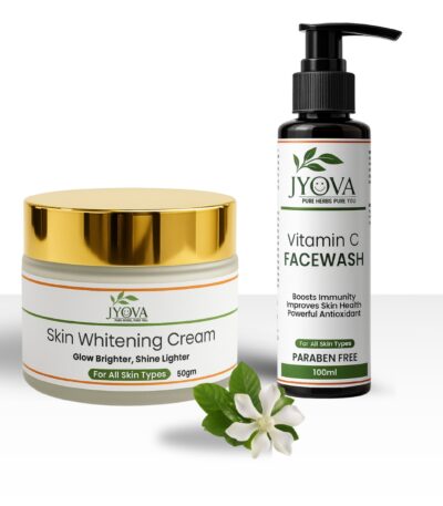 Jyova Vitamin C Facewash 100ml and Skin Whitening Cream 50g Combo