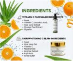 Jyova Vitamin C Facewash & Skin Whitening Cream Combo – 100ml Face Wash + 50g Skin Brightening Cream | Daily Face Care for Brighter, Radiant & Even-Looking Skin - Image 3