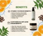 Jyova Vitamin C Facewash & Clove Neem Oil Anti Acne Cream Combo – 100ml Face Wash + 50g Anti Acne Cream | Daily Face Care for Clear, Fresh, Healthy & Balanced-Looking Skin - Image 3
