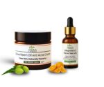 Jyova Clove Neem Oil Anti Acne Cream & Vitamin C Face Serum Combo | Acne Care & Skin Brightening | 50g + 30ml