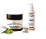 Jyova Anti Acne & Sun Protection Skincare Combo – Clove Neem Oil Anti Acne Cream 50g + SPF 50 Sunscreen 100ml | Daily Face Care for Acne-Prone Skin & Sun Protection