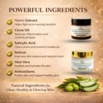 Jyova Clove Neem Oil Anti Acne Cream & Skin Whitening Cream Combo | Clear Skin & Bright Glow | 50g + 50g - Image 4